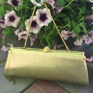 Vintage gold evening bag